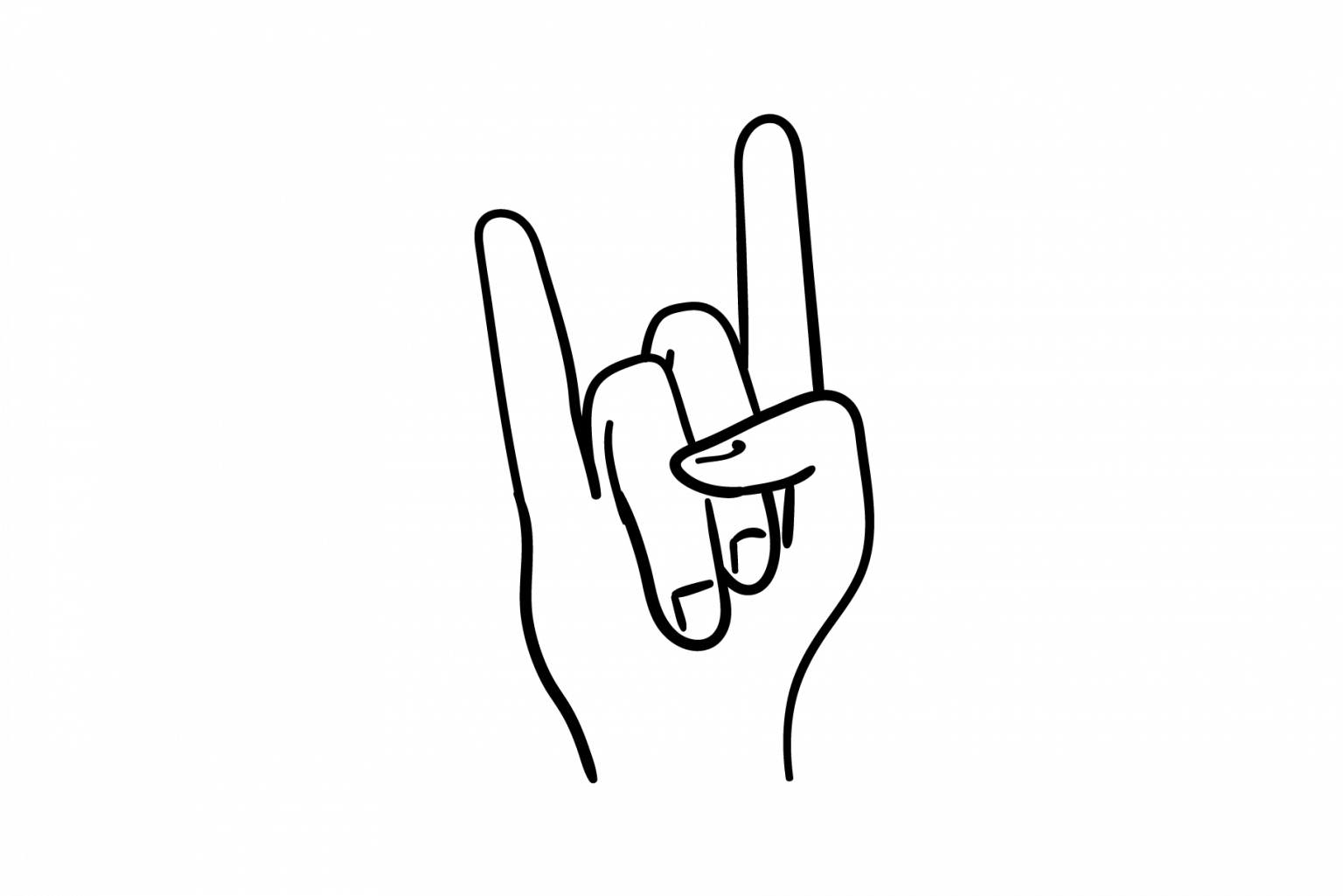 Free Rock On Hand Sign Doodle Png – Pedro Teixeira Foundry