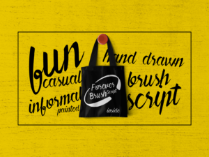 Forever Brush Script (free for personal use)